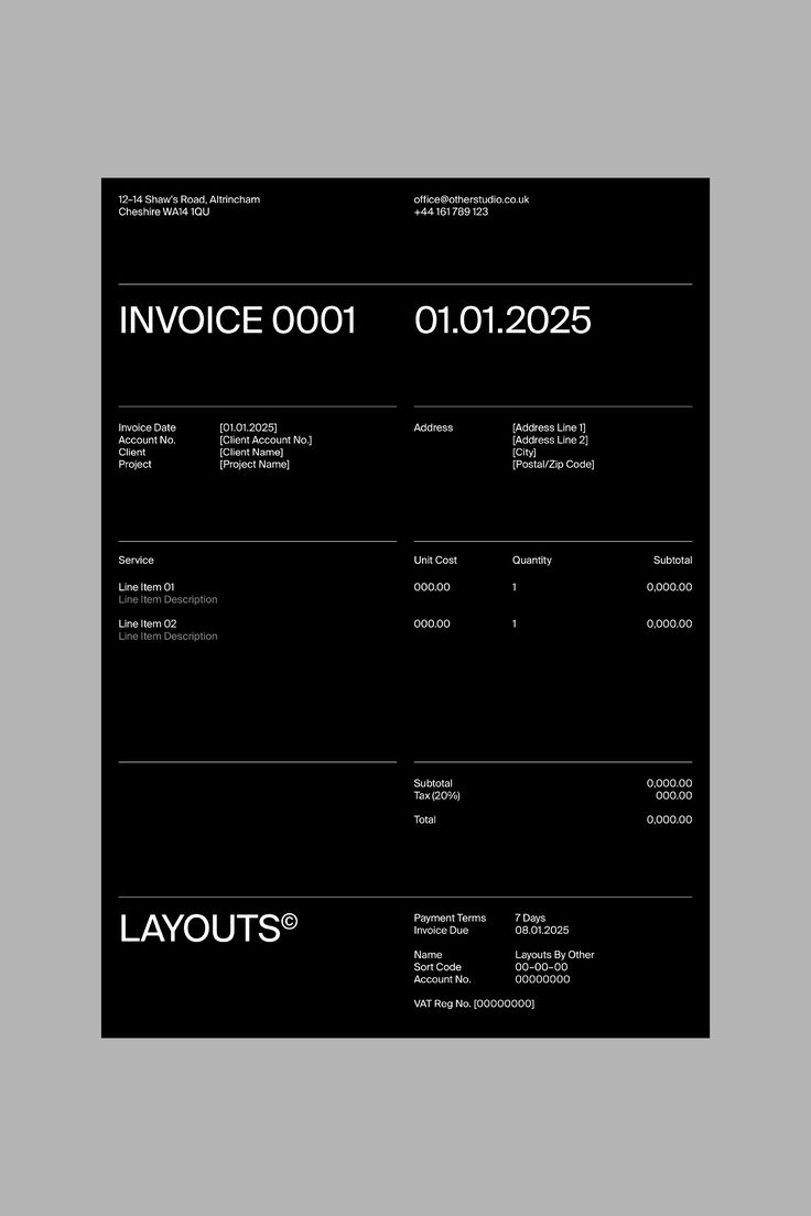 Invoice Design for Free